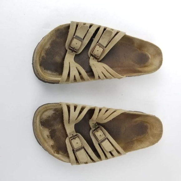 BIRKENSTOCK Women's Granada Tan Leather Sandals - Picture 4 of 10